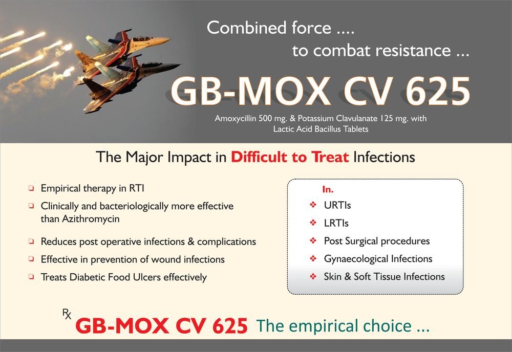 GBMOX CV 625 TABLET